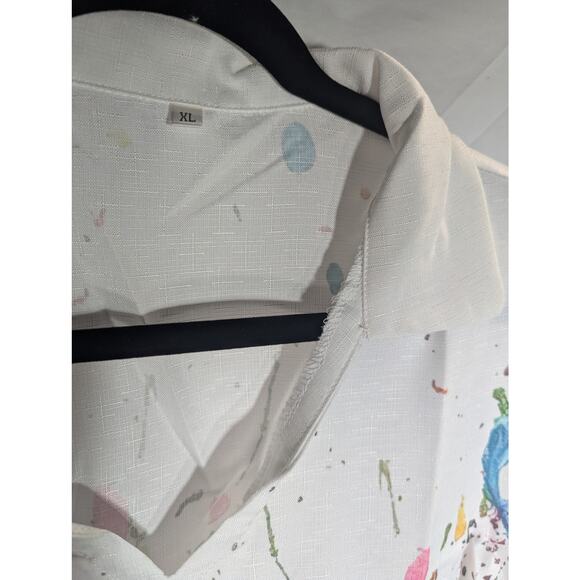 Flower Kimono White color size XL NWT - Picture 4 of 8